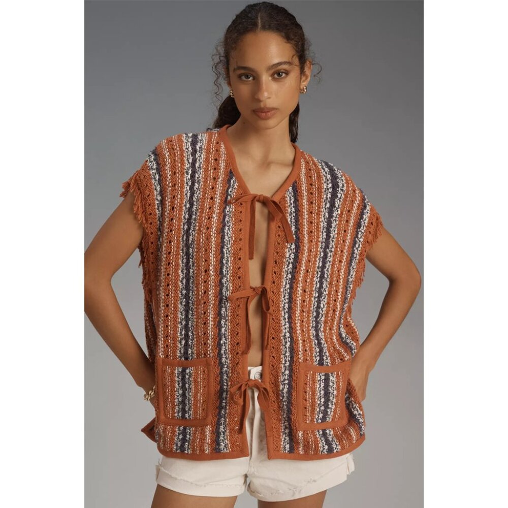 Anthropologie | Pilcro Cardigan Sweater Vest